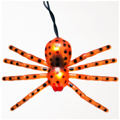 Sylvania Halloween Dangling Spider Lights, 10 Spiders With 20 Clear Lights #TOP3