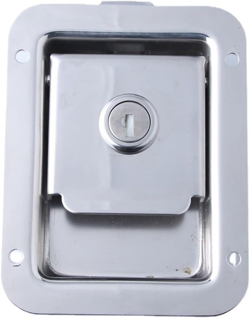 Stainless Steel Square Box Door Lock Generator Set Equipment Box Lock Mechanical Panel Lock Embedded Truck Tool Box Lock