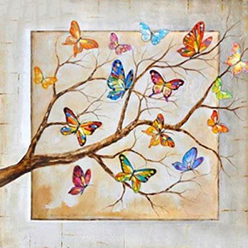Peinture au diamant 5D papillon 30x40cm pour décoration murale
