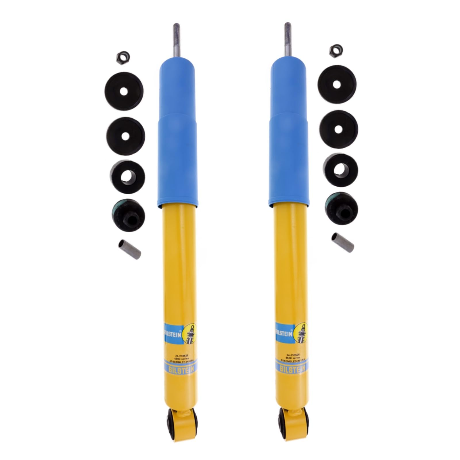 TrendsAuto 4600 Series Pair of Front Monotube Shocks fits 2013-2018 Ram 3500 Without Air Leveling Suspension | Includes TrendsAuto Decal | 24-238526