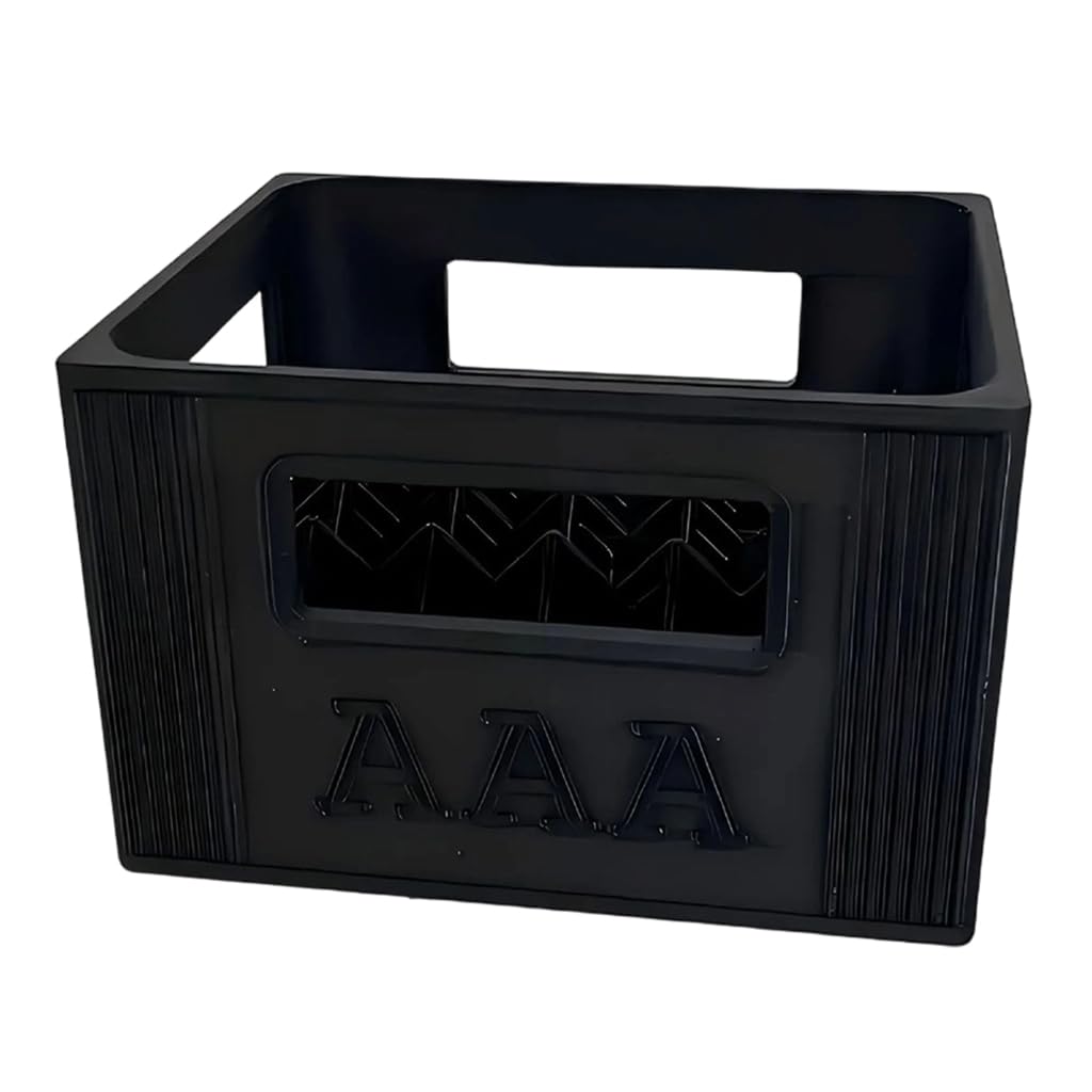 Elnwnnkc 3D Printed Battery Organiser Holder Stackable Battery Storage Box Holds 30 3A Or 20 2A Batteries for Home