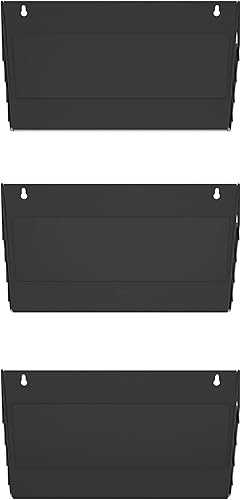 Miniatura 7 de Archivador magnético, 3 bolsillos, negro, metal