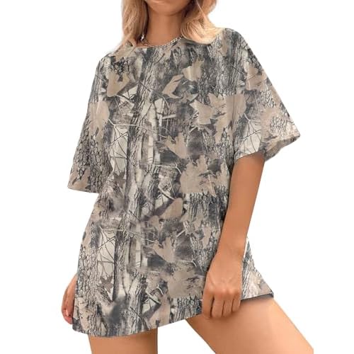 Women Oversized Striped Short Sleeve T-Shirts Color Block Crew Neck Basic Shirt Casual Loose Tops Summer Tee Shirt