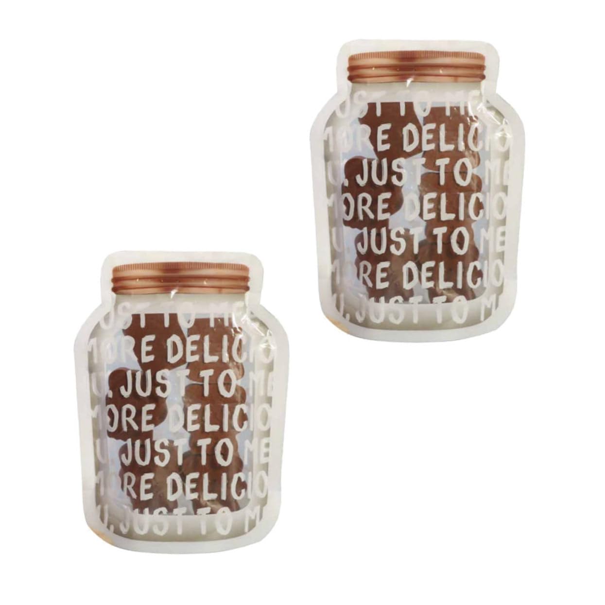 Mikinona Facial Makeup Puff Box 12pcs Bear Cookie Design Soft Fluffy Washable Reusable Ideal for All Ages