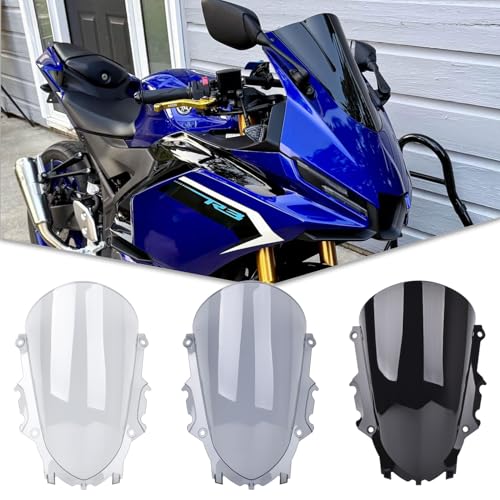 SHINKXMT YZF-R25 ウィンドシールドデフレクター オートバイアクセサリー ウィンドシールド ウィンドスクリーン ウィンドデフレクタープロテクター スポーツスクリーンシールド ヤマハ YZF-R3 R25 YZF R3 YZF R25 アクセサ