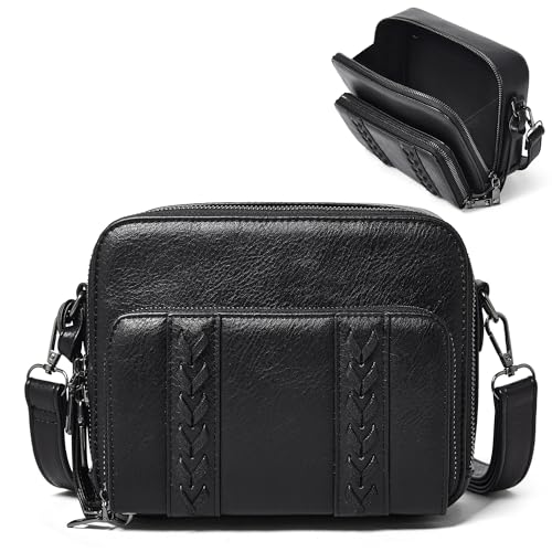 Yarnic Small Crossbody Bags for Women with Detachable Wallet Trendy Vegan Leather Cell Phone Purse...