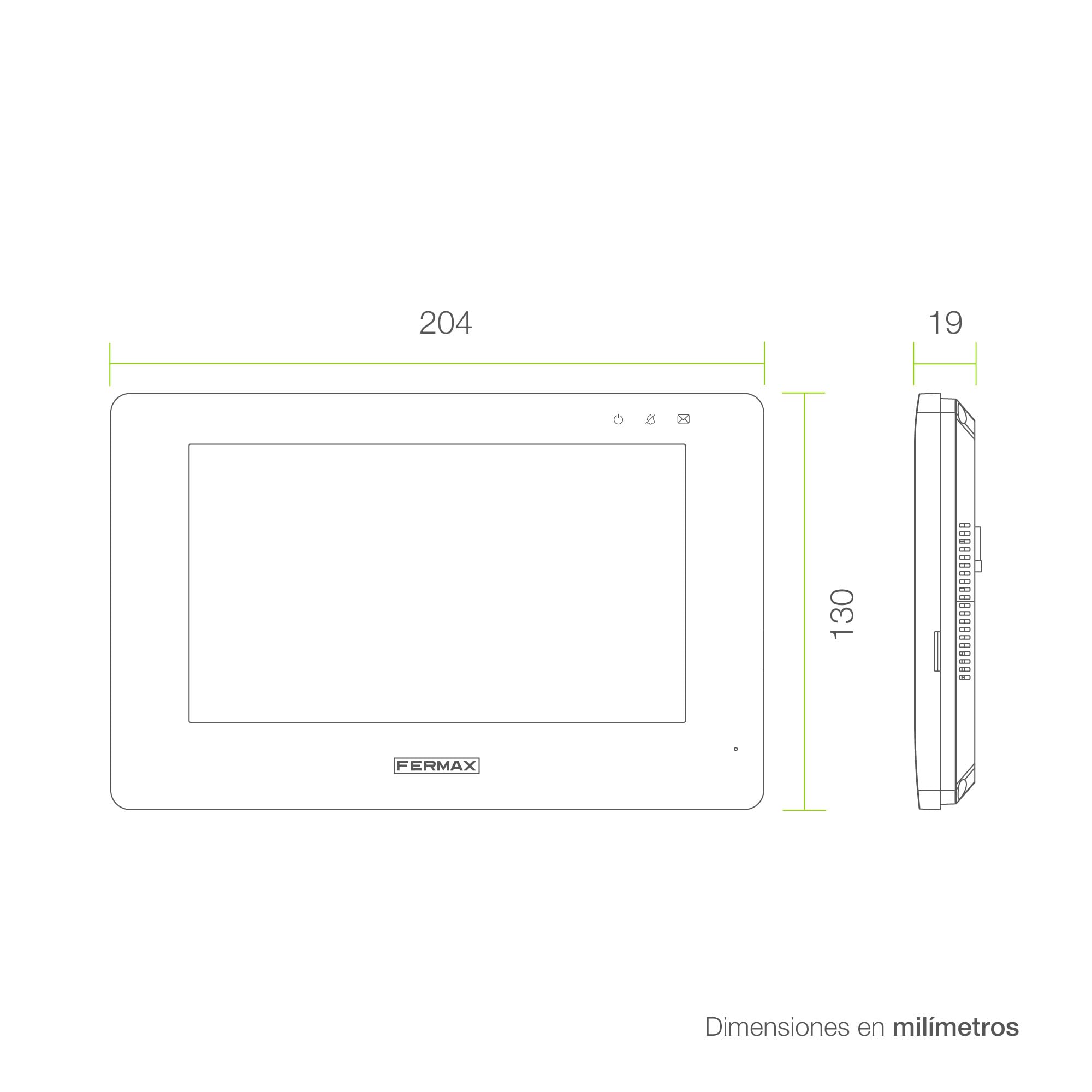 Fermax F1393 Kit videoportero 7" wifi táctil SEE-U con desvío de llamada a movil