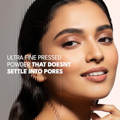 Image of FLiCKA Cover To Conquer Compact Powder For Velvet Matte Finish, Long-Lasting, Smooth Finish| Absorbs Oil, Waterproof Formula, Prevents Creasing| 01 Ivory, 9g