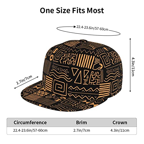 Gorra de béisbol con patrón africano ajustable unisex miniatura 6