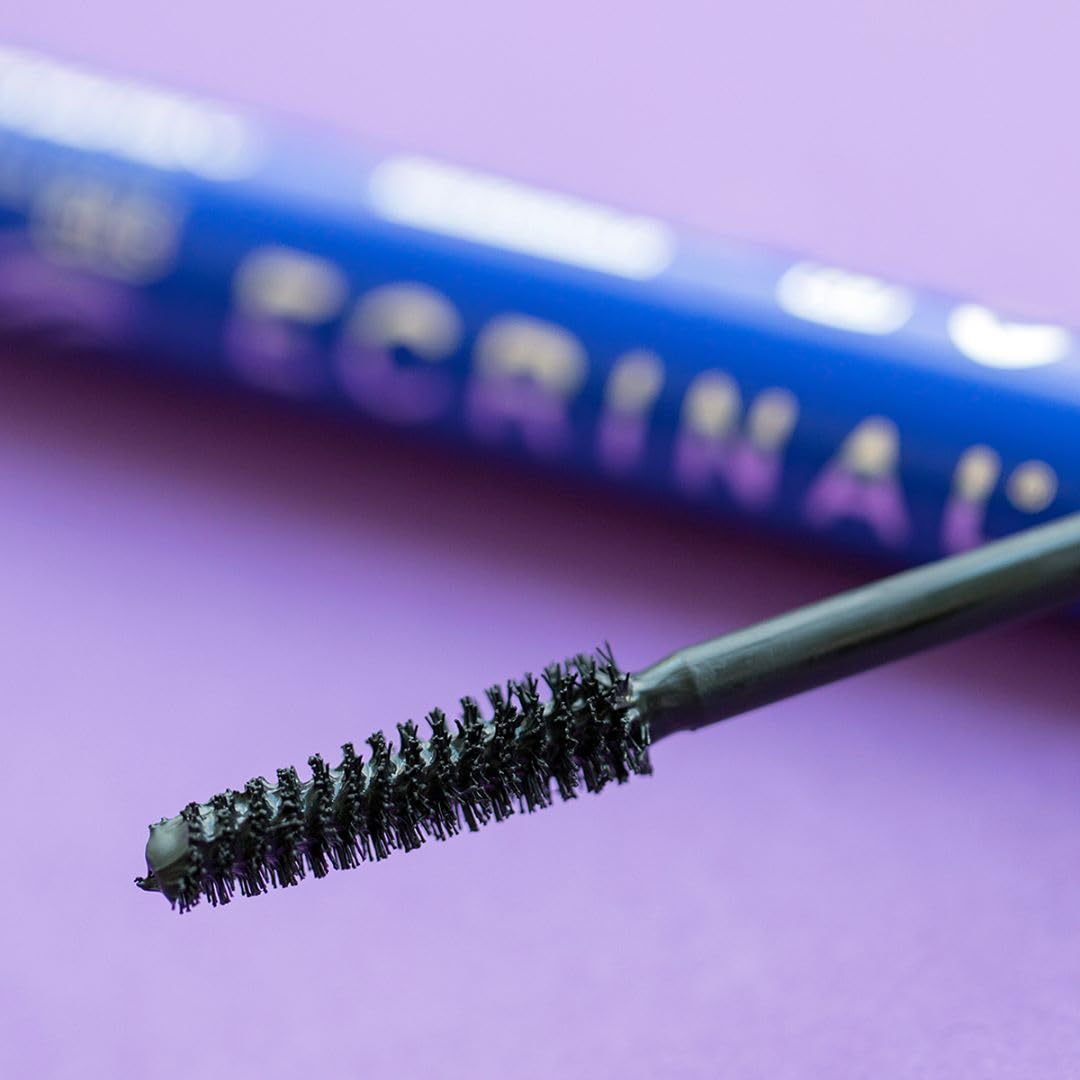 Ecrinal Fortifying Black Mascara with ANP 2+ - Longer Thicker Volumizing Mascara, Volume & Length, Gentle for Sensitive Eyes & Contact Lens Wearers, Nourishing Black Mascara - 0.23 fl oz