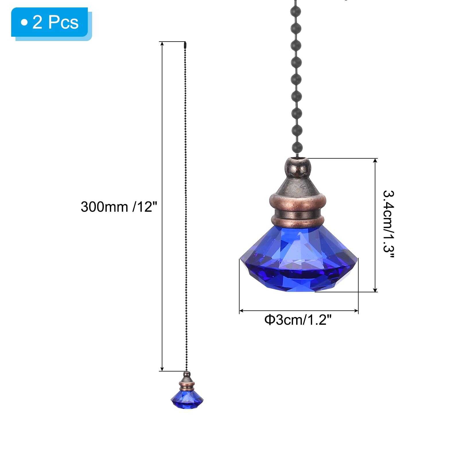 PATIKIL Ceiling Fan Pull Chain - Image 2
