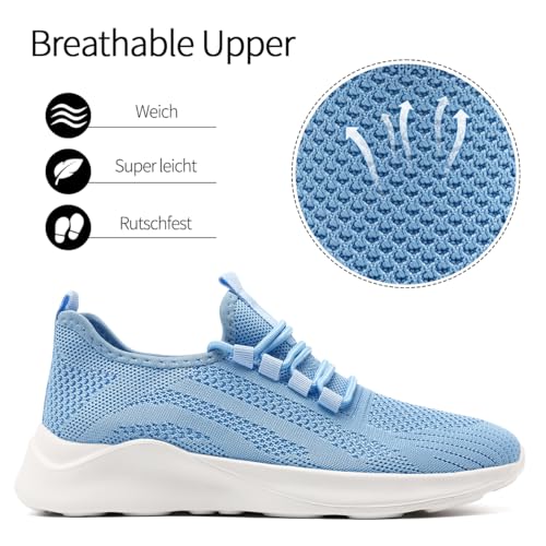 Image of Womens Running Shoes Lightweight Comfortable Walking Fashion Gym Sneakers Non Slip Workout Tennis Shoes