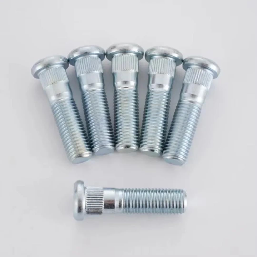 Śruby do Kół dla Hyundai, dla Kia, M12x1,5 20 szt. śrub wielowypustowych piasty koła średnica wielowypustu 12,8 mm długość 49,5 mm klasa 10,9