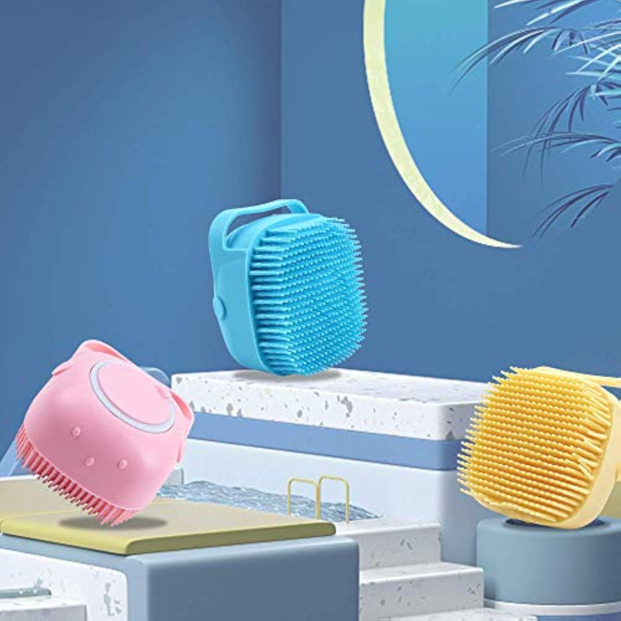 Back Scrubber for Shower with Hooks