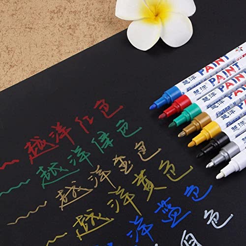 1Pc Car Paint Marker Pen Waterproof Permanent Paint Marker Pen Ink Car Tyre Rubber Tire Metal Stationary Supplies Tread #TOP2