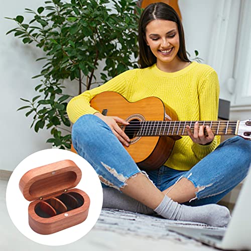 Support de boîte de médiators de guitare, médiators de guitare en bois de forme ovale en bois comprenant 3 médiators en… - Les Beatles, Paul McCartney, John Lennon, RIngo Starr, George Harrison Support de boîte de médiators de guitare, médiators de guitare en bois de forme ovale en bois comprenant 3 médiators en… – Image 4