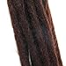 Dsoar Double Ended Dreadlocks Extensions Handmade Synthetic Dreads Hair 20 Inch 10 Strands/Pack Locs Crochet Braiding Hair (40 inch, 33#/Chocolate Color)