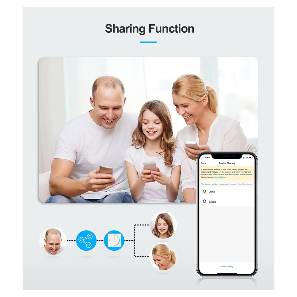 Tuya Smart WiFi Dimmer de Luz, Interruptor de Pared con Panel de Atenuación Táctil 100-240 V, Funciona para Alexa Home