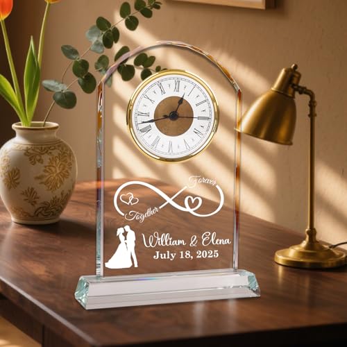 Personalized Crystal Clock