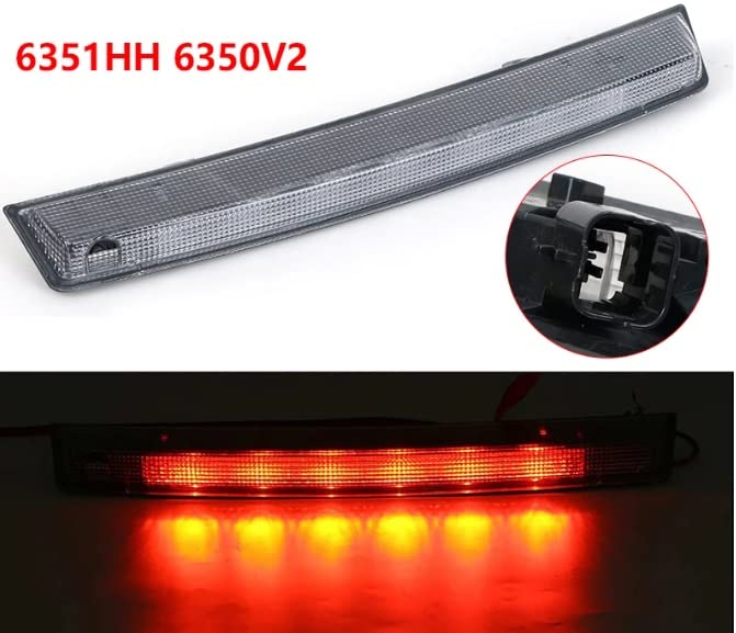 Troisième Feu Stop Arrière Montage Haut Pour Citroën C4, C5, DS4 - Référence 6351HH, 6350V2 - Rouge, Matériau ABS