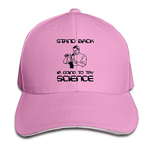 Science College Student Chemistry Sandwish-Like Dri-fit Baseball Caps Collectible Screen Print Summer Hats Pink image 2