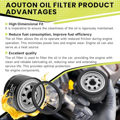 Image of (4-Pack) 49065-0721 Oil Filter Replace 49065-7007 OEM | Compatible with Kawasaki FR600V FR651V FR691V FR730V FS651V FX600V FX730V FS691V FX691V Engine