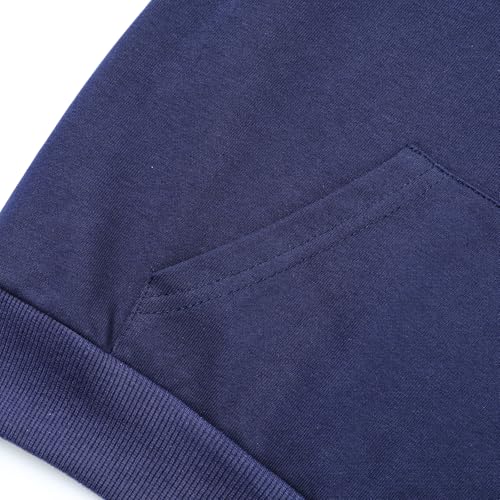Image of HILEELANG Boy Hoodie Sweatshirt Zip-Up Cotton Casual Pocket Jacket Spring Fall Clothes