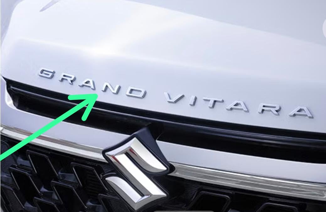 Car 3D Letters Self Adhesive (3D Logo Name Alphabets Chrome Exterior Accessories for (Grand-Vitara)-image-7