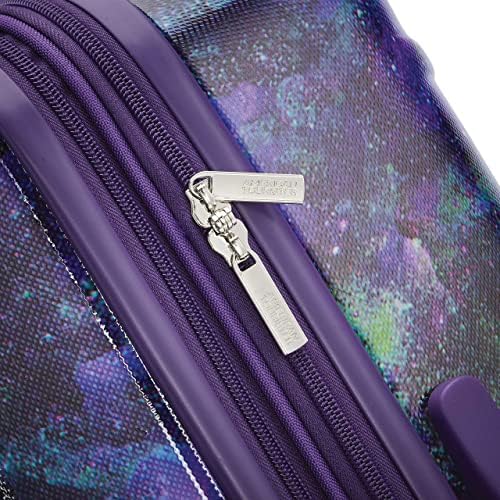 american tourister moonlight hardside luggage expanded and packed