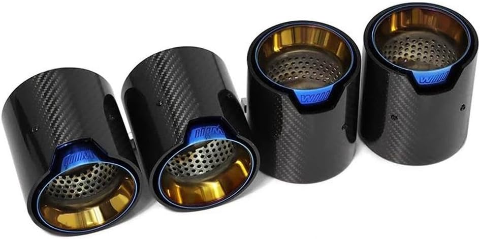 Spare Parts Exhaust Tailpipe For BMW X3M X4M F97 F98 Exhaust Replacement Parts Muffler Tip Tailpipe(Black)