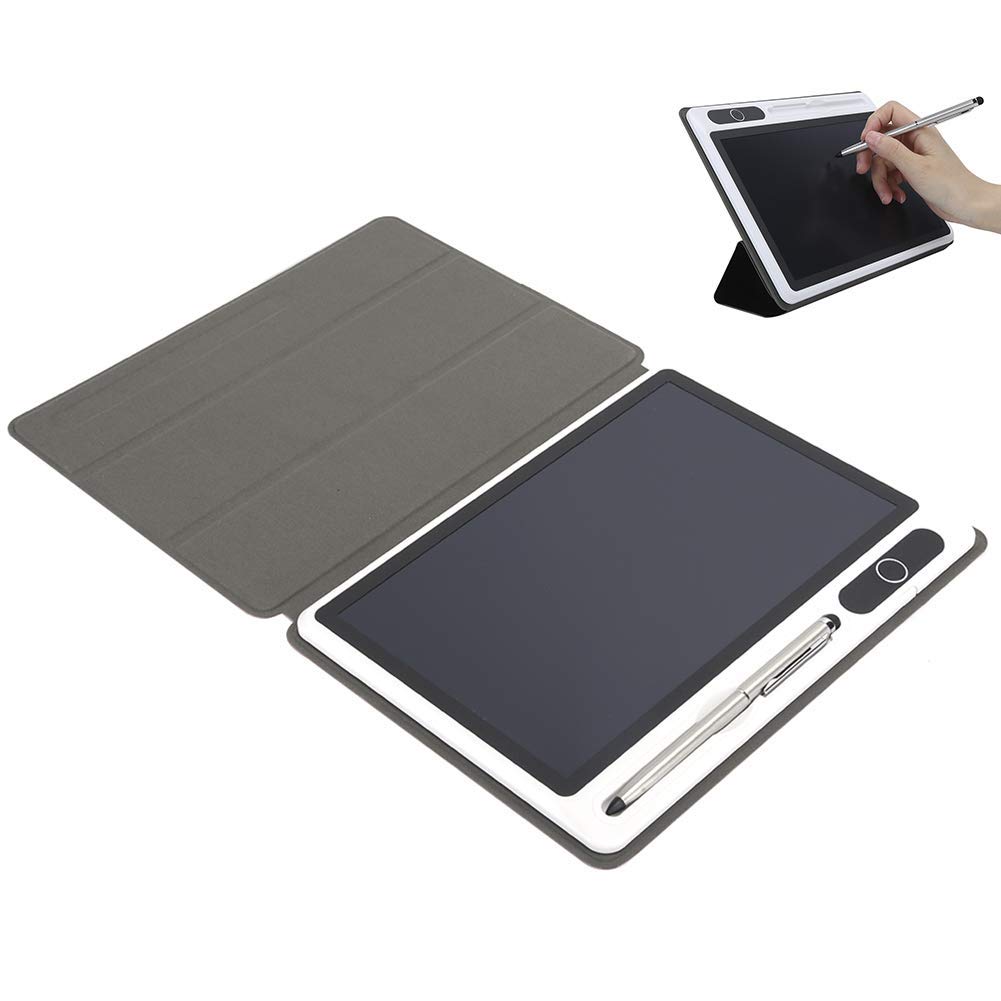 Ejoyous Bloc-Notes électronique de 9 Pouces, Tableau d'écriture LCD Tablette à Dessin Tablette Graphique Numérique avec étui de Protection pour Le Travail et l'étude, réunions d'affaires(Noir)