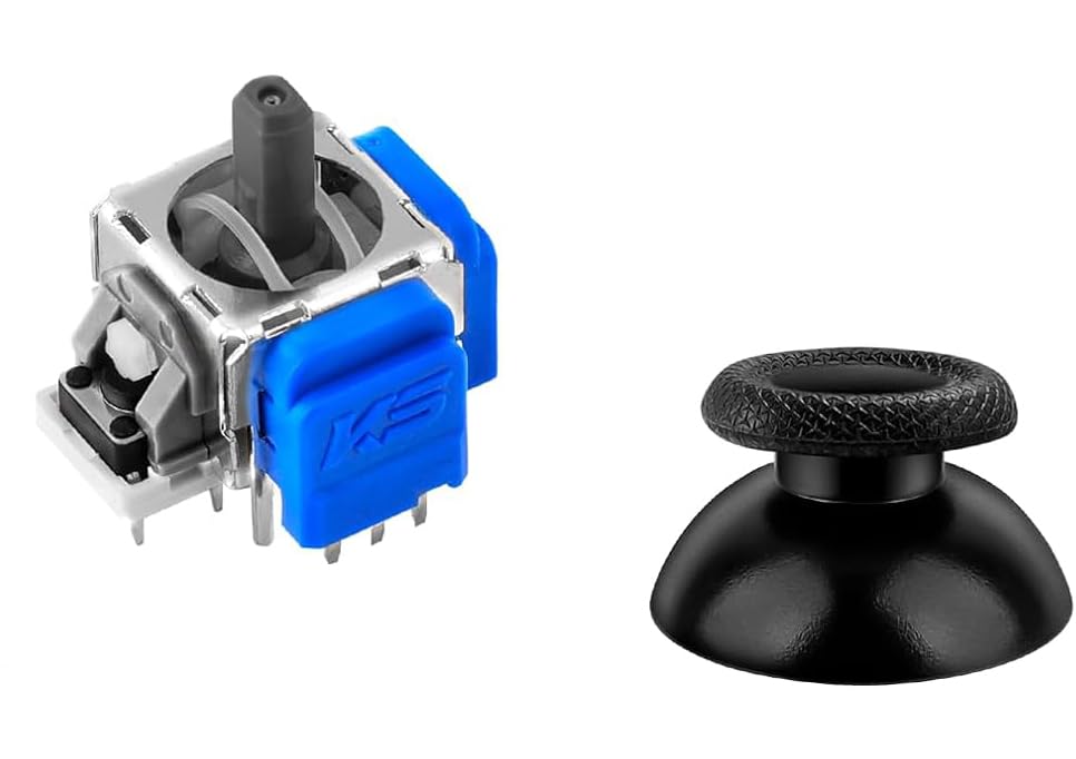 Image of New World KS TMR Electromagnetic Hall Effect 3D Analog Stick with Caps ,Replacement and Repair parts for PS5 Controller , Anti-Drift Analog Sticks - 1pcs