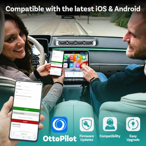 OTTOCAST Mini Nova Wireless CarPlay & Android Auto Adapter, 2-in-1 Convert Wired to Wireless, Plug & Play, Fast Auto Reconnect, Compact Mini Design for iPhone iOS 10+ & Android 11+ - image 8