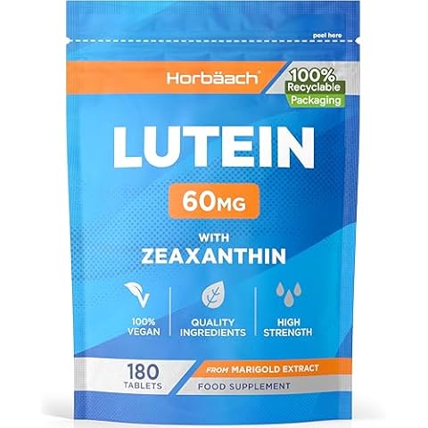 Horbaach Lutein and Zeaxanthin Vegan Tablets Cover
