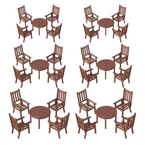 TEHAUX �~�j�`���A�Ƌ�Z�b�g 1/30 1/50 1/75�X�P�[�� �h�[���n�E�X�p �~�C�j���O�e�[�u���ƈ֎q6�_�Z�b�g ���[��f�B�X�v���C�ɍœK ���^�C���e���A����