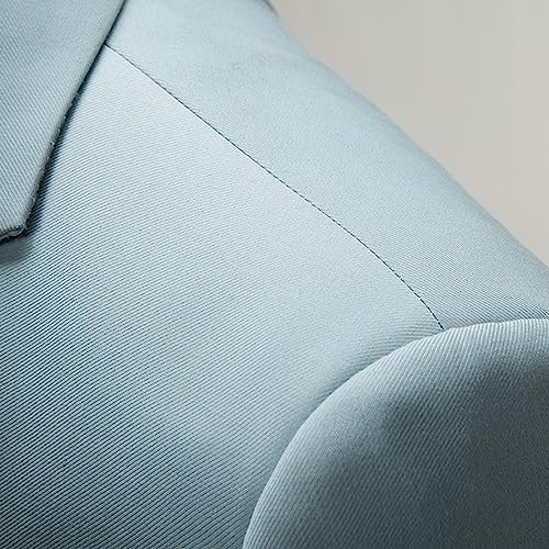 Herren-Anzugjacke, klassische Passform, Hochzeit, formelle Jacke, Weste und Hose, kurzer Anzug für Herren – Bild 6