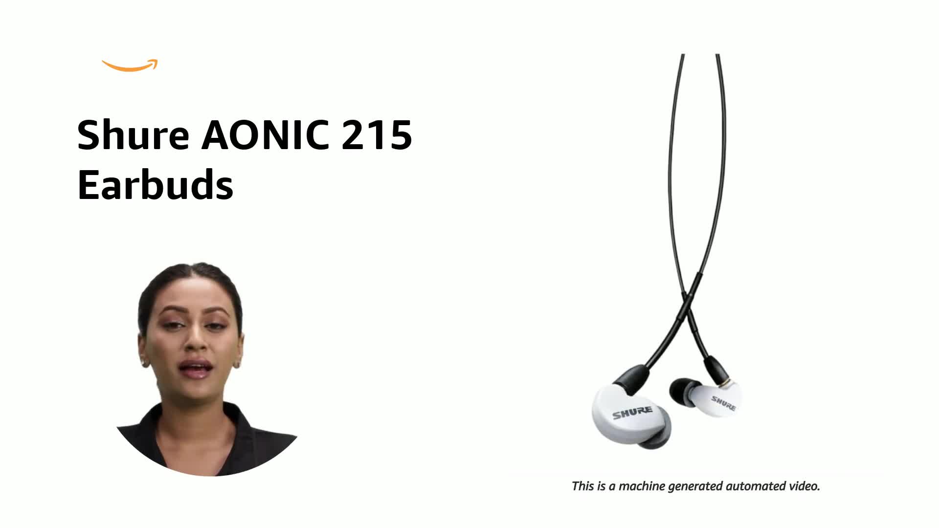 イヤホン SHURE AONIC215 Shure AONIC 215 Wired Sound Isolating Earbuds, Clear Sound, Single