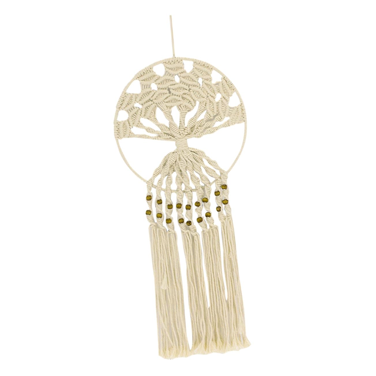 Attrape-rêves bohème pour décoration de chambre et salon TOYANDONA 25x70cm