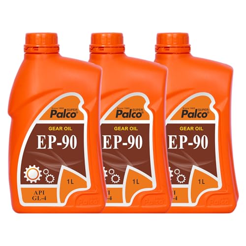 Image of PALCO EP 90 Extreme Pressure Gear Oil for Gear Box 1 Litre (Pack 3) | API GL 4 Gear Oil for Cars, Buses & Trucks High Performance Heavy-Duty for Smooth Transmissions, Superior Protection