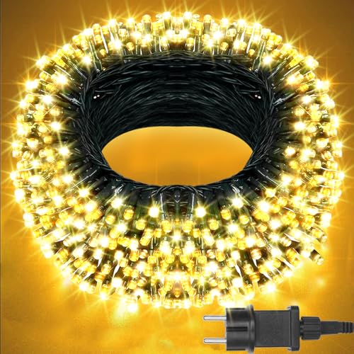 Withosent LED Lichterkette Innen Außen 30m, 300er LED Lichterkette...