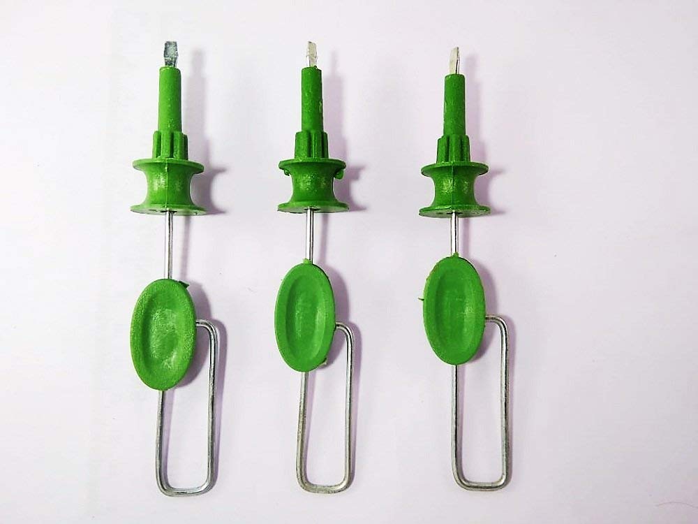 Pmw Plastic Tailoring Machine Bobbin Winder - Pack of 3 (Multicolor)