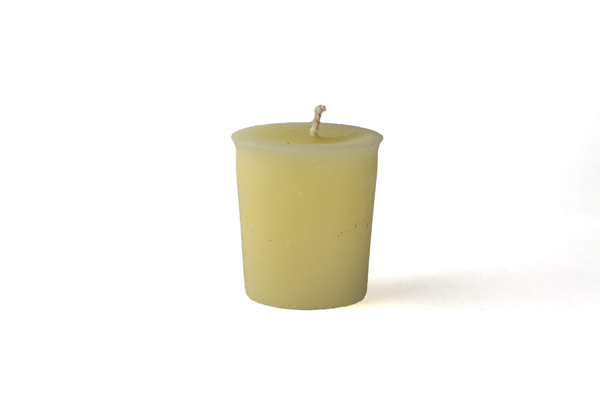 White Unscented 100% Beeswax Votives, Hand Poured by Hubbardston Candle Company (12)