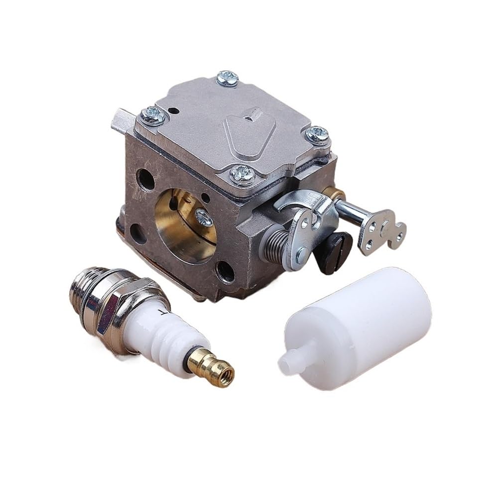 Kit de bujías y filtro de combustible compatible with carburador compatible con sierras de corte de hormigón K650, K700, K800 y K1200, piezas del carburador 503280418