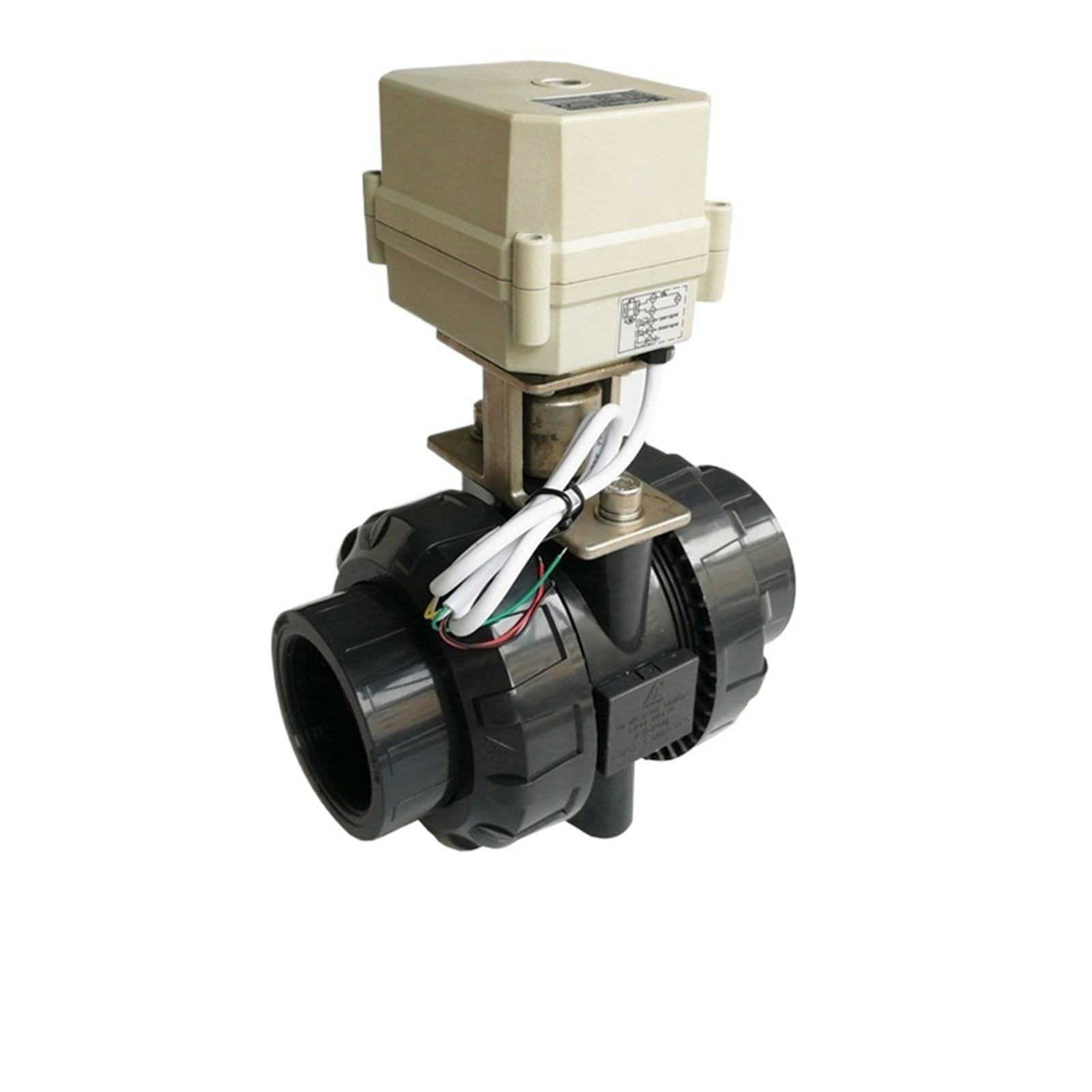 Vanne motorisée PVC DN50 2'' CR303 AC110V-230V pour la gestion de l'eau