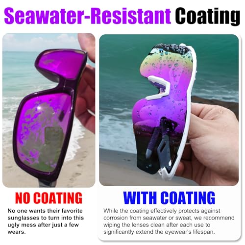 Image of Polarized Running Sunglasses for Men Women Ultra-Comfort, UV400 Protection | 22g Lightweight TR90 Frame & Adjustable Silicone Nose Pads Wraparound Sports Sun glasses for Cycling Baseball Hiking Fishing