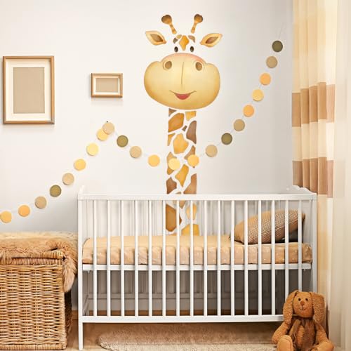 Vinilo decorativo de jirafa para pared infantil miniatura 3