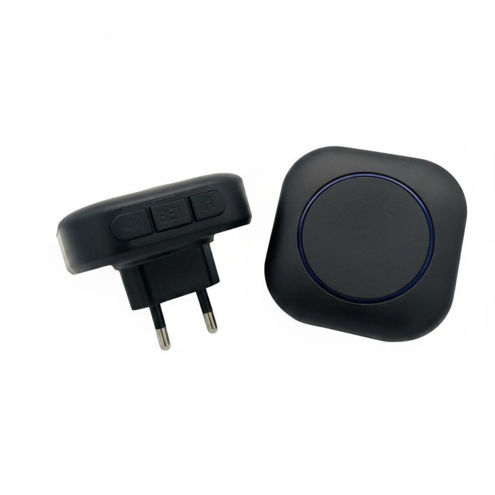 36 Chimes Wireless Door Chime Long Range 300M Elderly Call Button 4 Volume Levels Plug-in Door Chime Kit Ip55 Waterproof for Hearing Impaired, Office, Apartment, Black, EU|Commercial Pagers-picture-19
