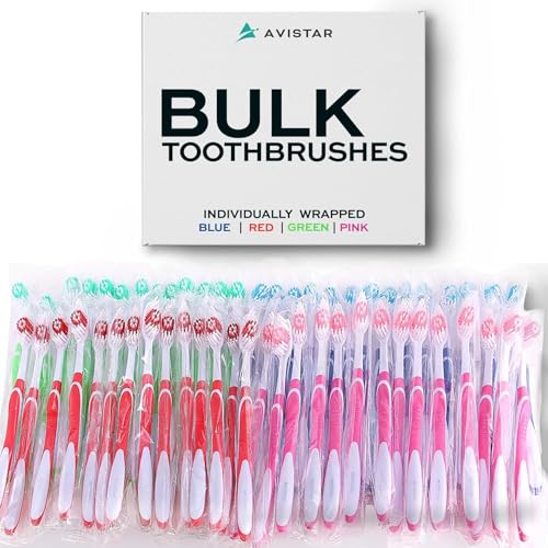 Bulk Toothbrushes Pack - 148 Individually Wrapped Toothbrushes Bulk for Travel, Hotels, Relief Missions, and Donations - Bulk Disposable Toothbrush Pack Adults and Kids