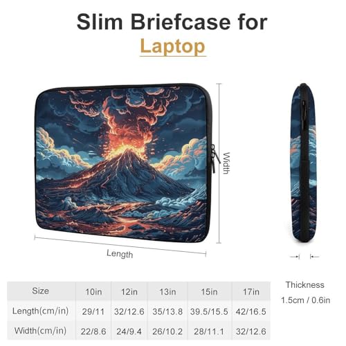 Funda para laptop 17 pulgadas Volcano impermeable maletín protector antichoque 2
