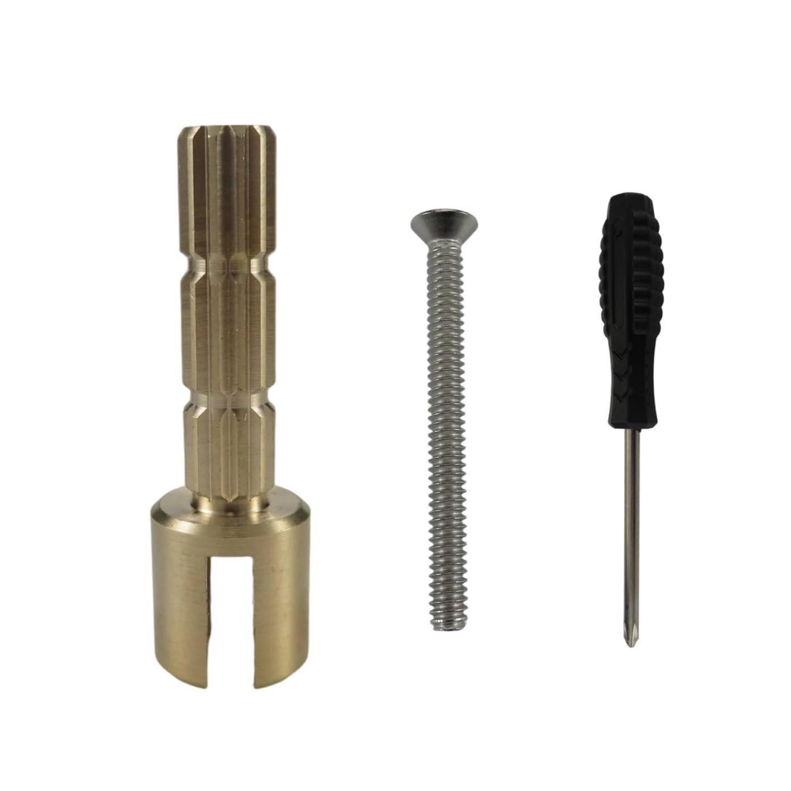 Kalttoy B Shower Gate Adapter Replacement Copper Adapter With Screw For 970-0770 Plumbing Equipment Easy Installation Copper With Screw